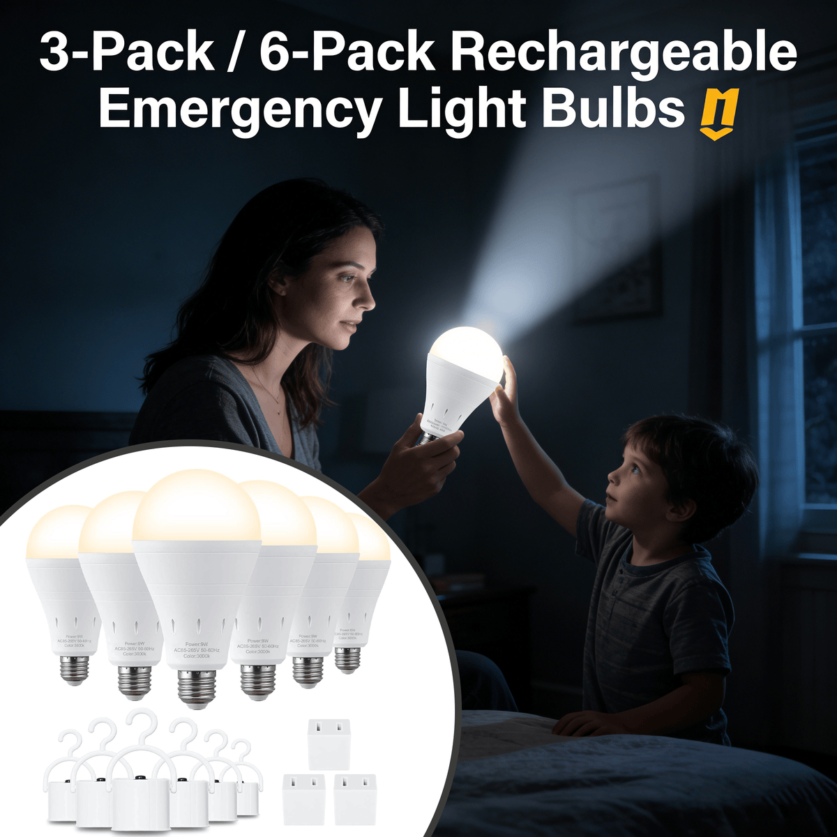 💡HOT SALE Rechargeable Emergency Light Bulbs 💡
