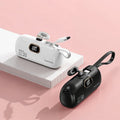 Mini Portable Charger with Built-in Cable