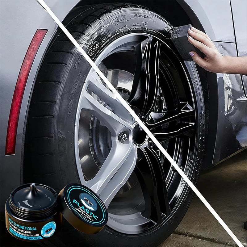 🚗 BUY 4 GET 6 FREE! 🔥Multi-Functional Plastic & Tire Restorer Cream