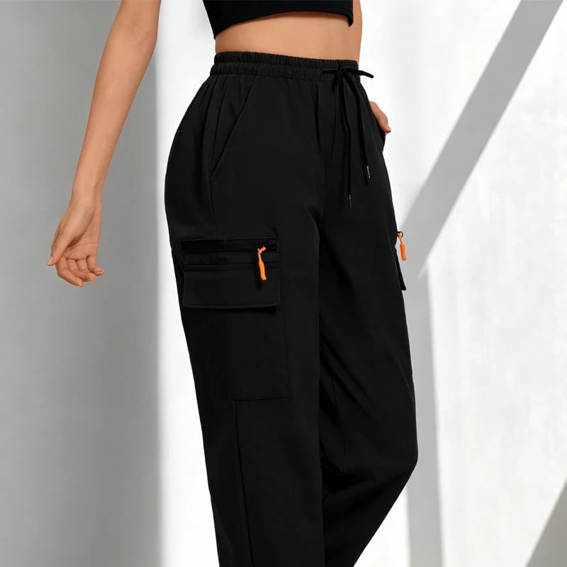 ⏰  – Nur für kurze Zeit ✨Schnelltrocknende Damen Sporthose 🏃‍♀️ Leicht, Luftig & Mit Praktischen Taschen