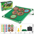 Golf Training Mat with Target and Stand