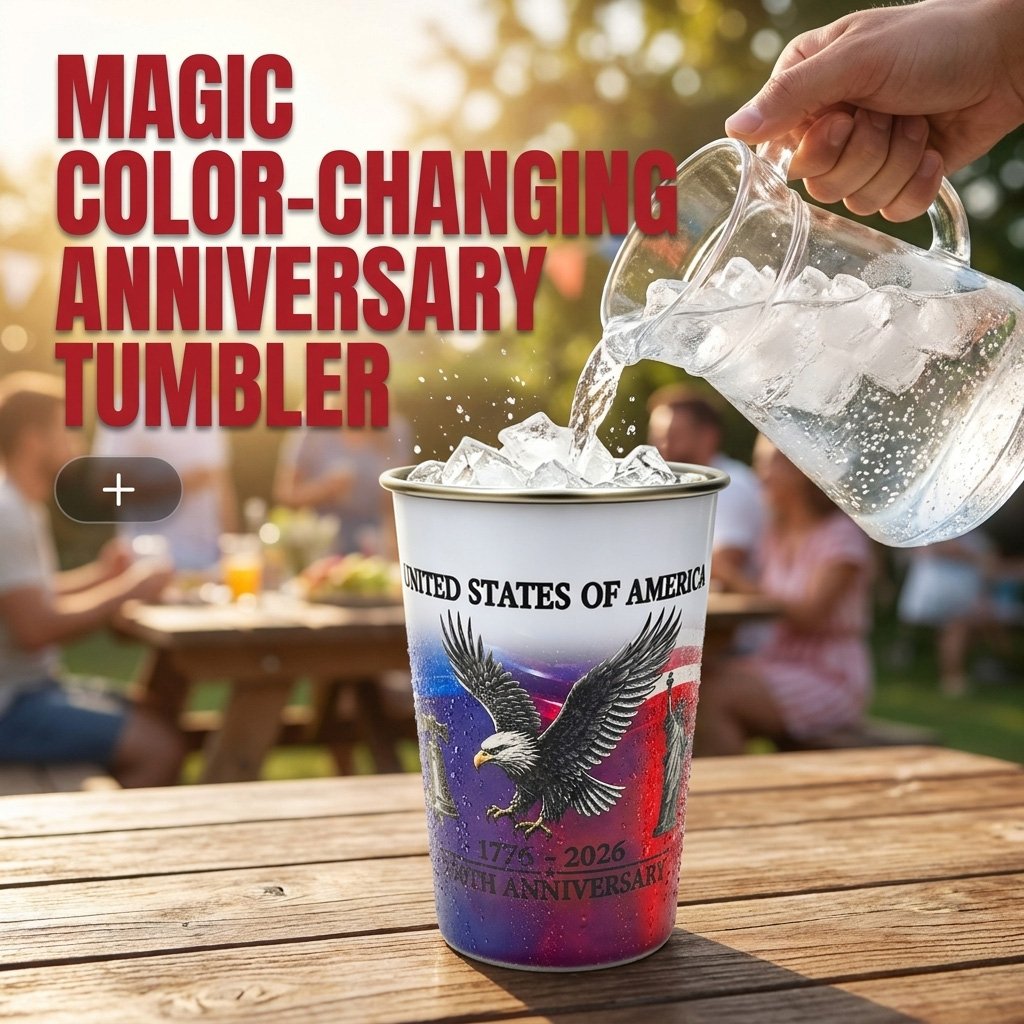 🔥New Release🔥Magic Color-Changing Anniversary Tumbler