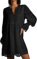 2025 New Arrival- Casual Eyelet Lace Dress for Women