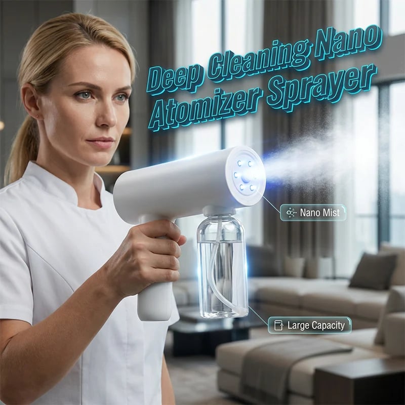 🔥While Supplies Last !🎉 Cordless Nano Atomizer Disinfectant Sprayer Gun