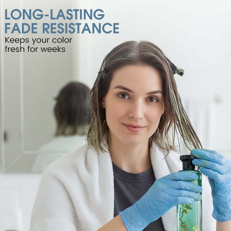 Long-Lasting Botanical Essential Oil Hair Dye