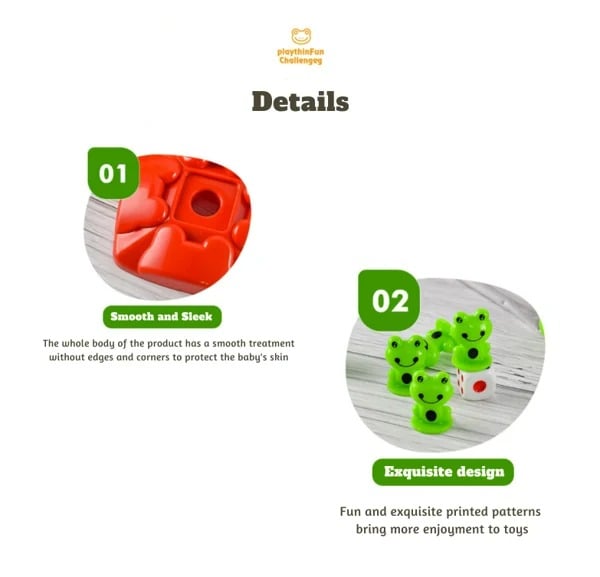 Children's Frog Balance Toy Set