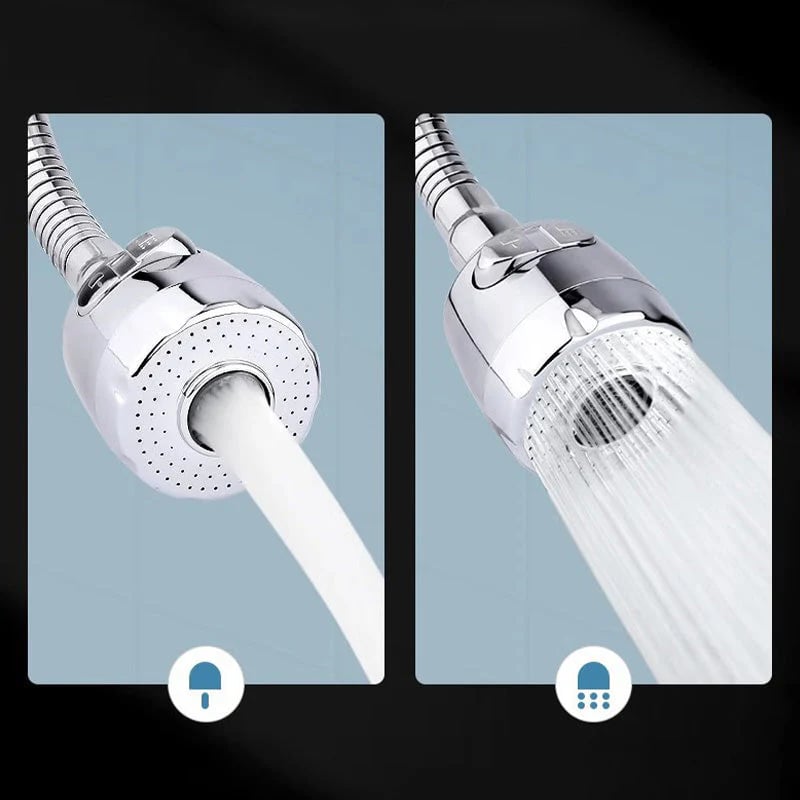 Kitchen Faucet with 360° Swivel Handheld Spray