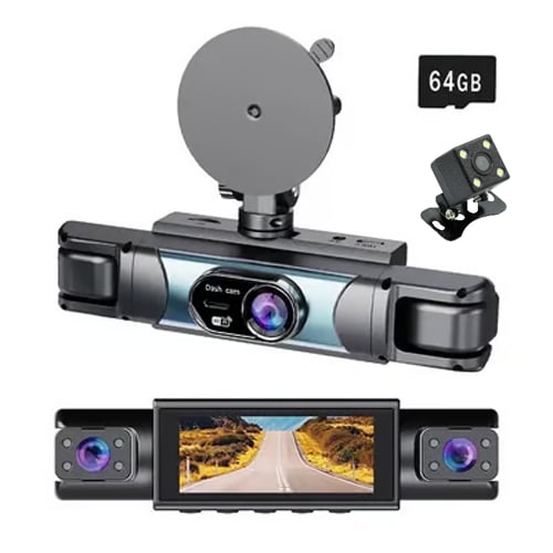 360° Surround View 4-Channel Dash Cam