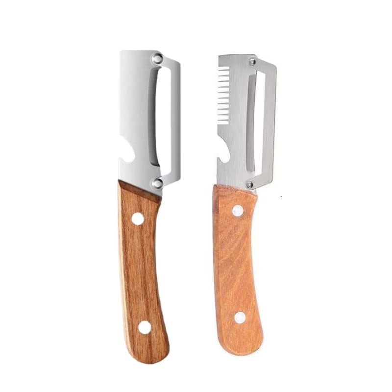 Kitchen Multi-Function Stainless Steel Thickened Fruit Peeler Knife