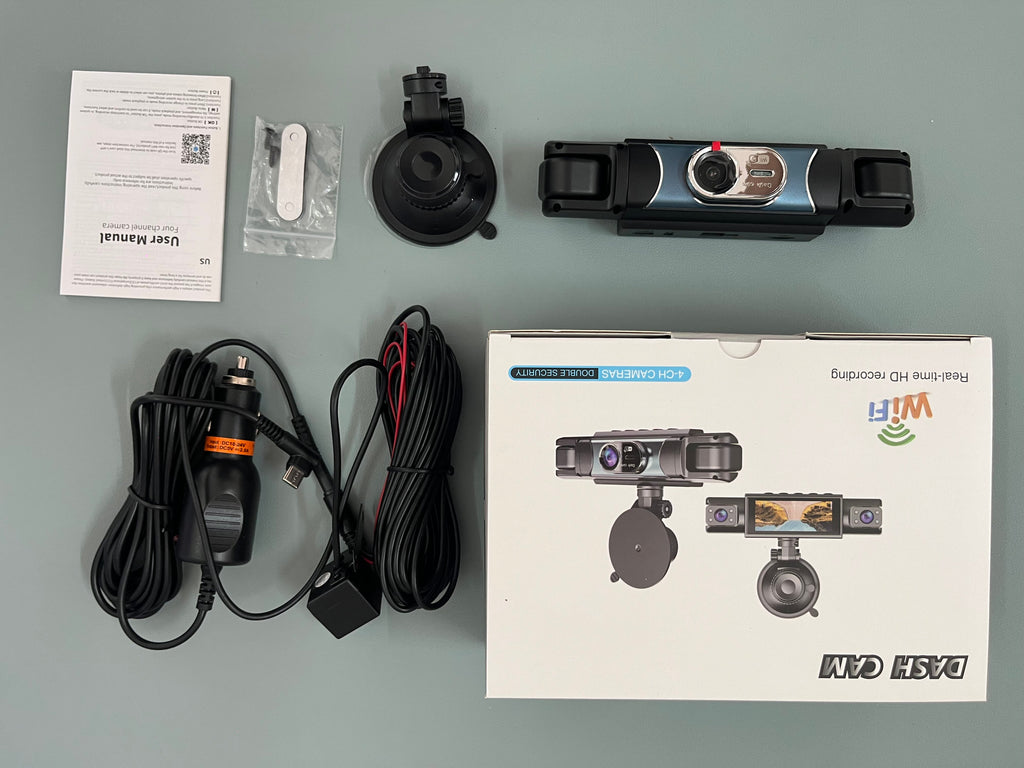 360° Surround View 4-Channel Dash Cam