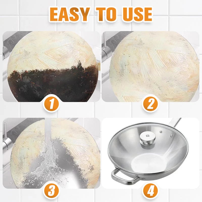 🔥Hot sale 50% off🔥Powerful Burnt Residue Remover Paste for Cookware