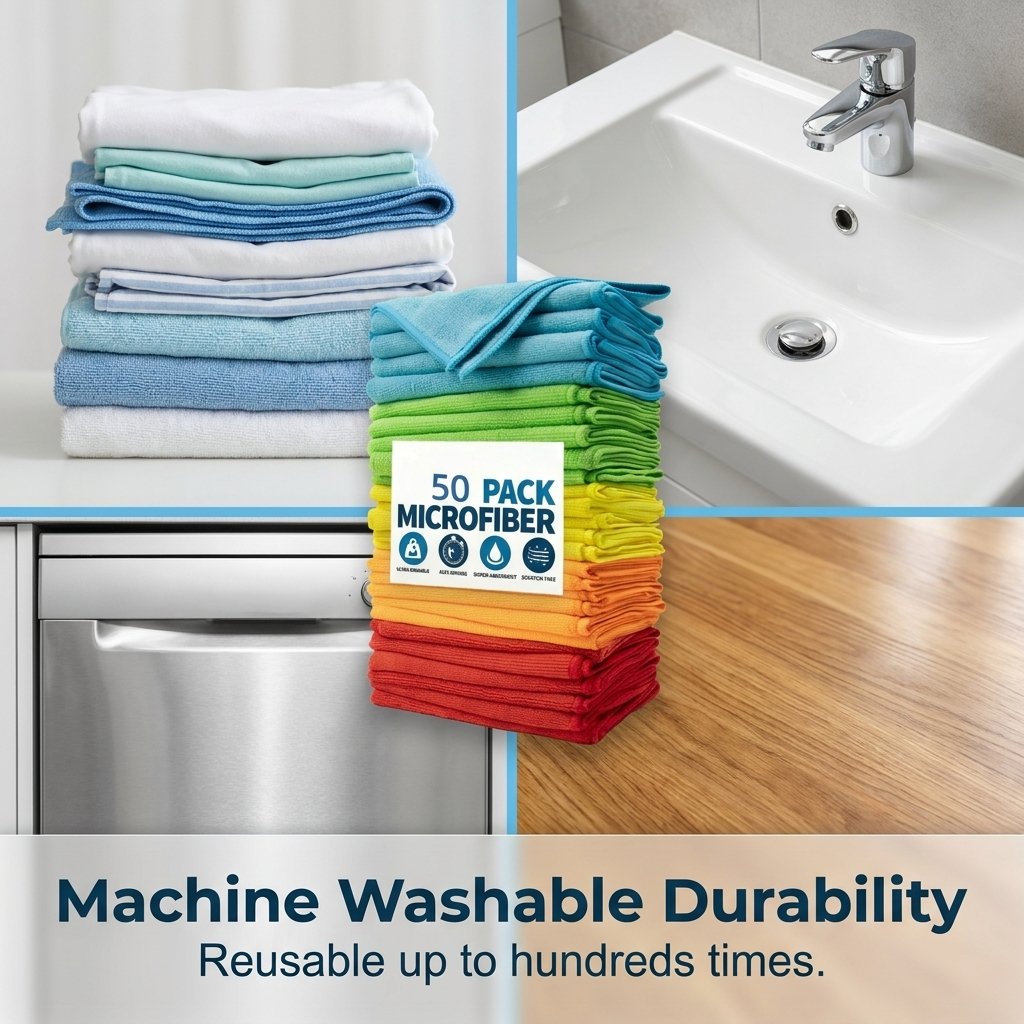 🏆Hot Sale⚡Bulk Pack Microfiber Towels