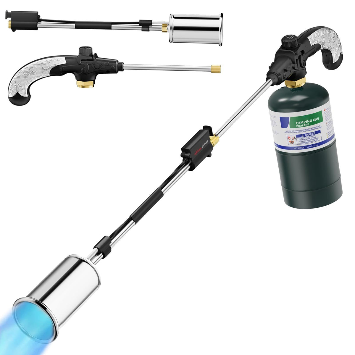 🙌 High Output Propane Weed Burner
