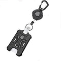 Retractable Badge Holder with Carabiner Clip
