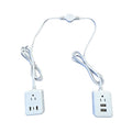 Kexon™ 6-in-1 Twin Extension Cord Power Strip