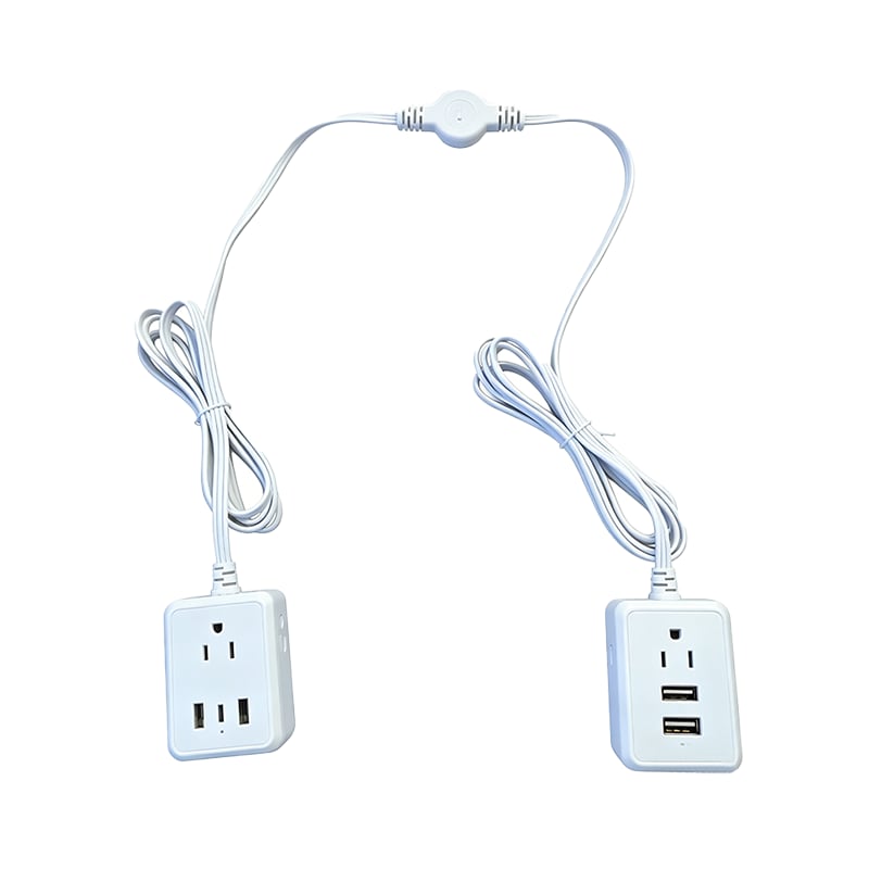 Kexon™ 6-in-1 Twin Extension Cord Power Strip