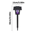 Advanced Solar-Powered UV Mosquito Zapper & Decorative Garden Stake Light