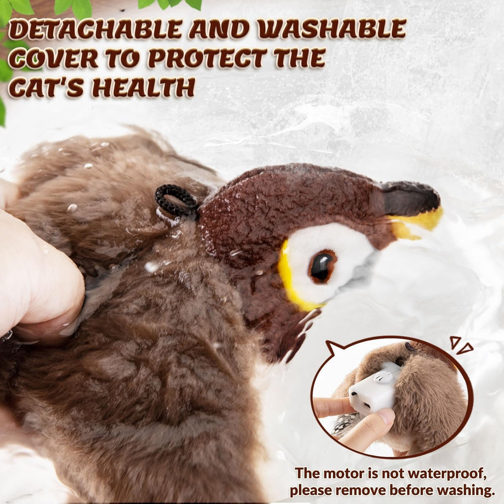 🔥🐾Interactive Chirping Bird Cat Toy