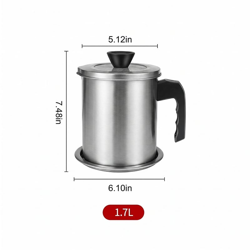 new stainless steel kitchen oil filter