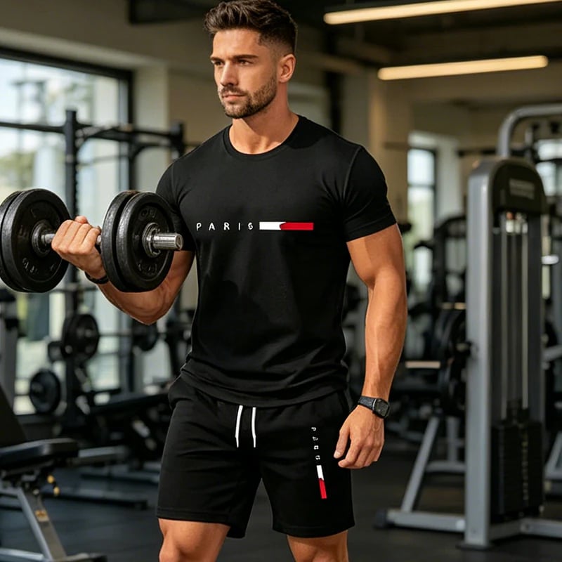 👕 LIMITED-TIME 49% OFF! ✨ Men’s Printed 2-Piece Set
