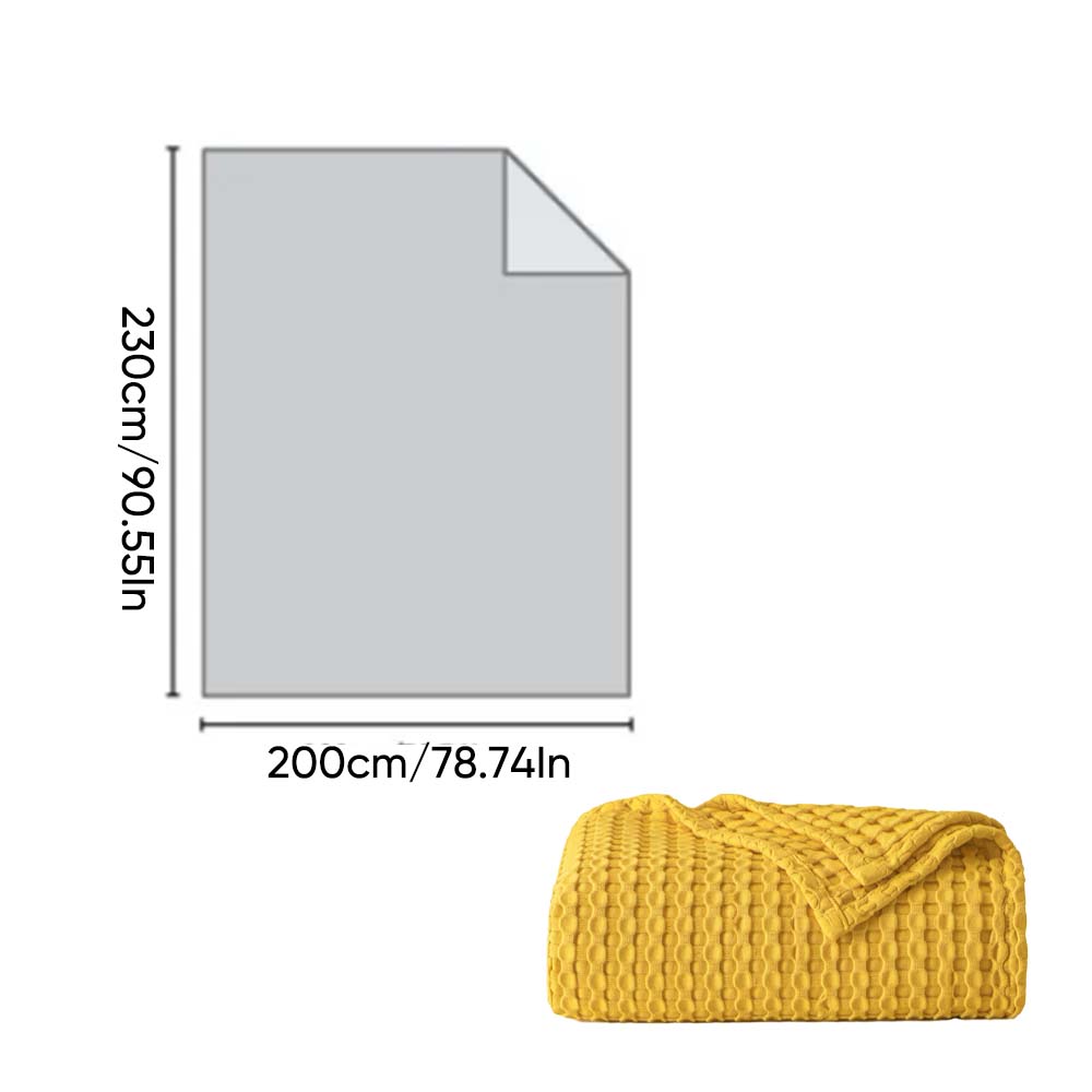 Premium Bamboo-Cotton Waffle Weave Blanket