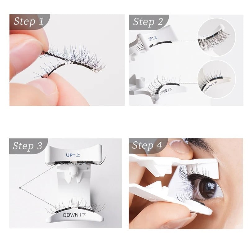 🎁Natural Magnetic 3D False Eyelashes Set