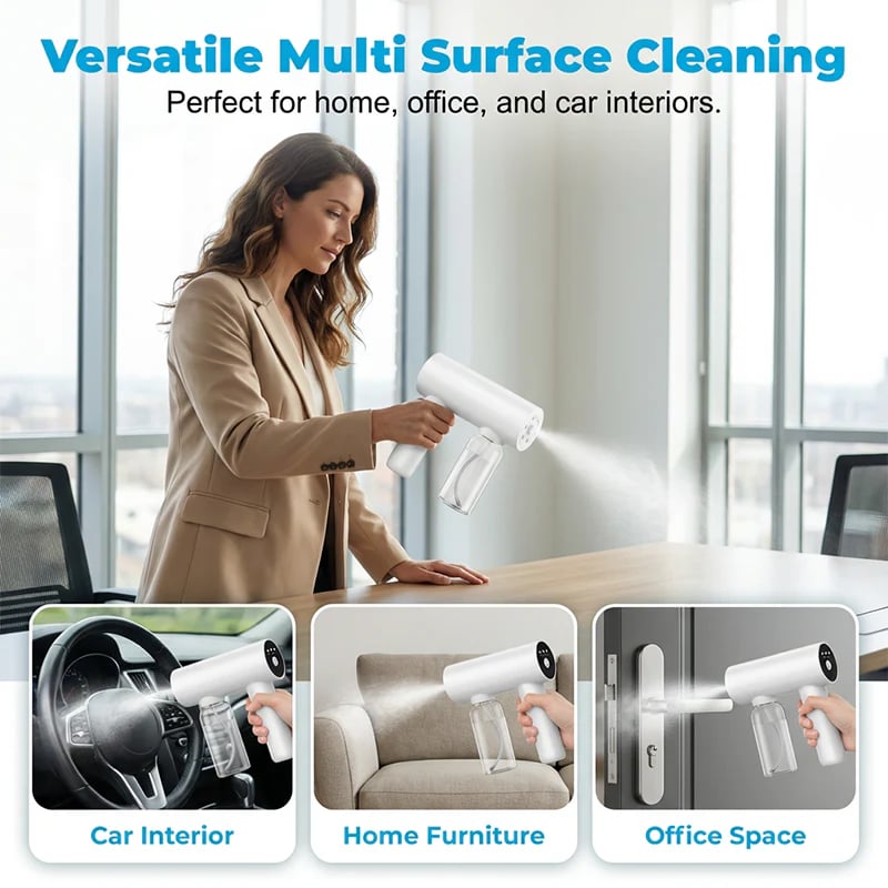 🔥While Supplies Last !🎉 Cordless Nano Atomizer Disinfectant Sprayer Gun