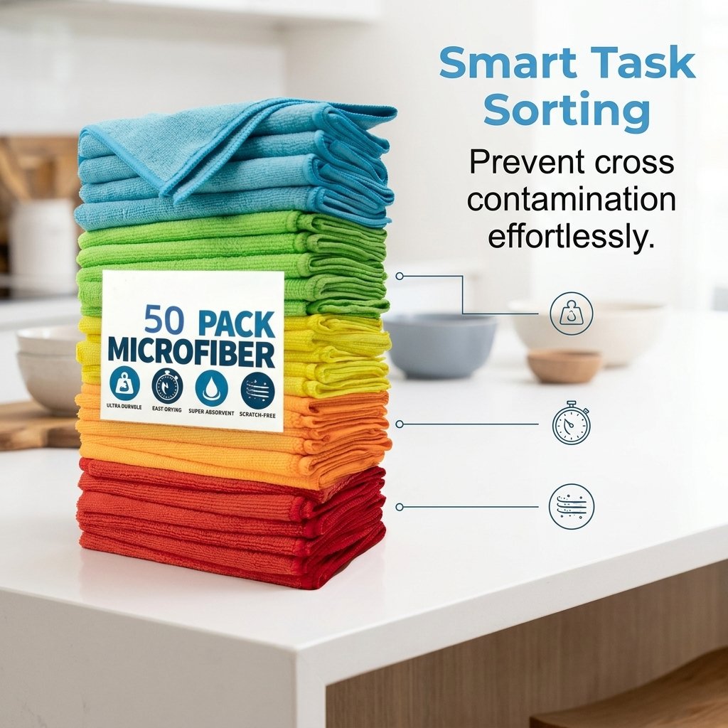 🏆Hot Sale⚡Bulk Pack Microfiber Towels