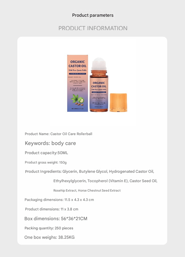 Organic Golden Castor Oil Roll-On