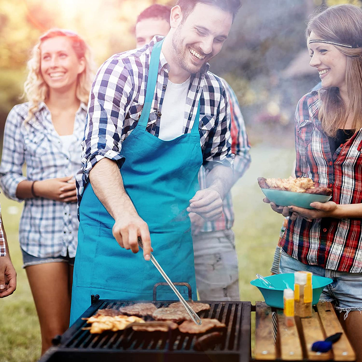(🔥2023 New Year Sale-49% OFF) Stainless Steel Grill Tongs