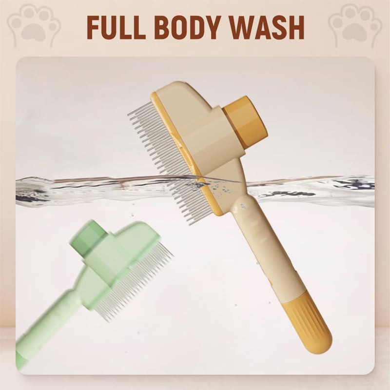 🔥Self-cleaning Pet Flea Comb Grooming Brush