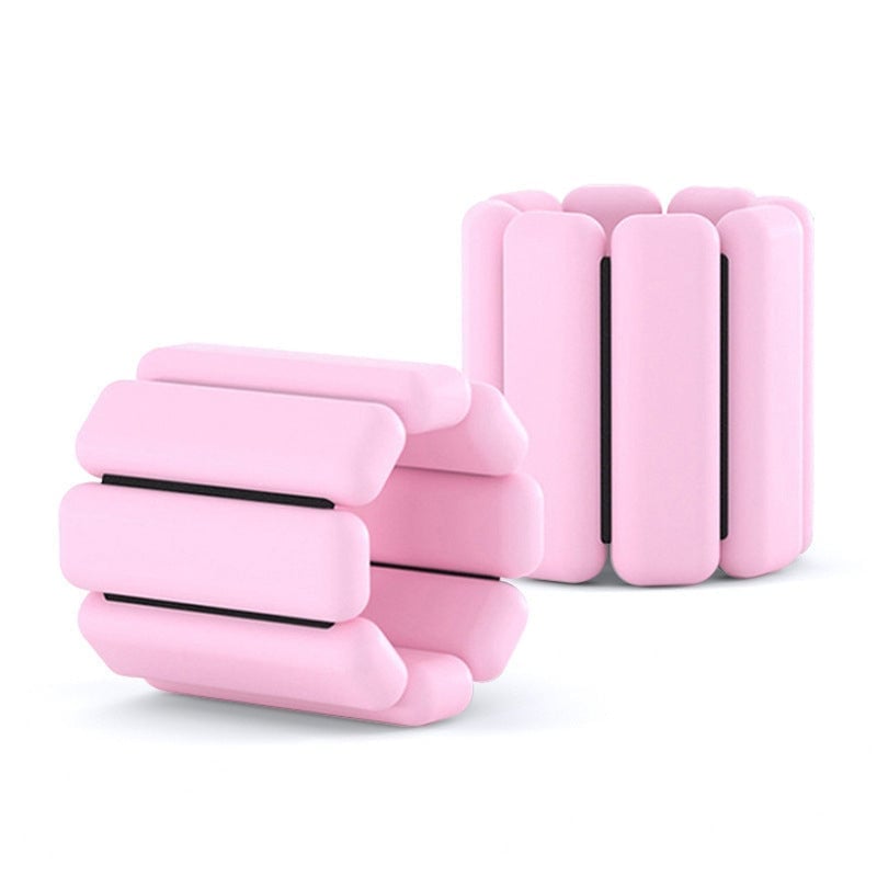 Weighted silicone sports wristband