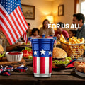 250th anniversary patriotic aluminum party cups
