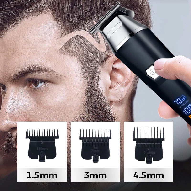 Household Digital Display Professional Electric Hair Clipper Set
