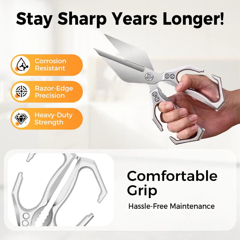 Multifunctional Heavy-Duty Kitchen Shears