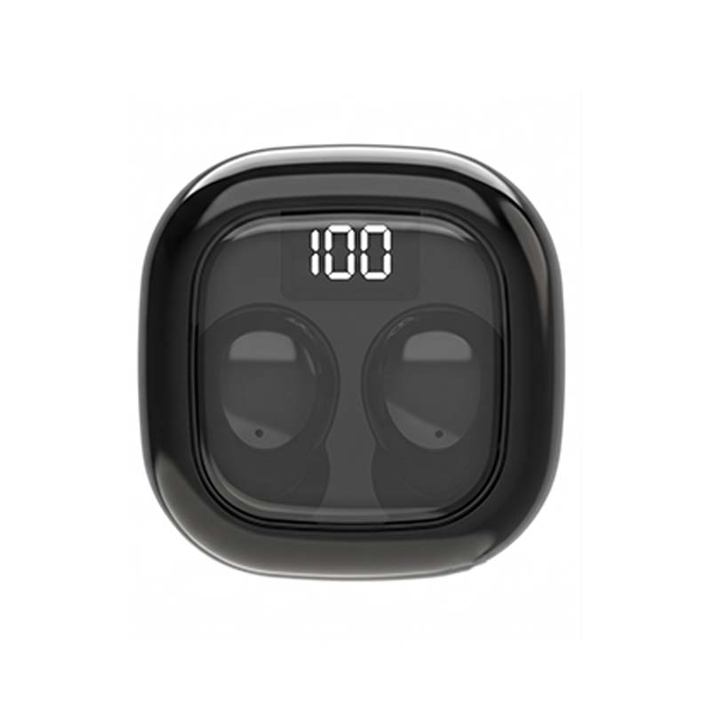 Crystal-Series Wireless Mini Headphones with LED Display