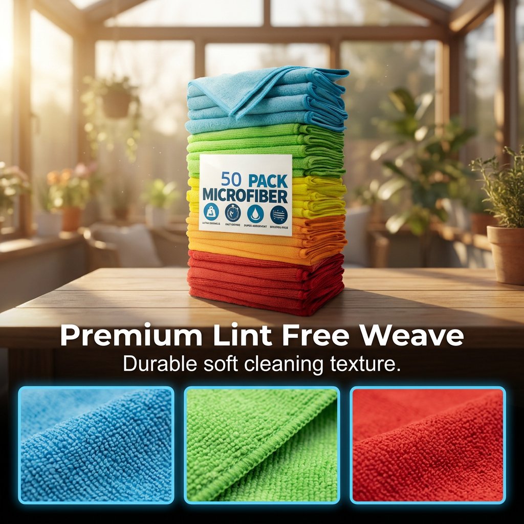 🏆Hot Sale⚡Bulk Pack Microfiber Towels
