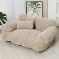 💎 Plush Calming Pet Sofa Bed – Raised Rim, Removable Cover & Non-Slip Bottom for Cats & Dogs 🛋️🐾
