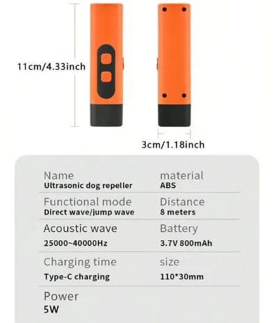 ✨ Highly Recommended ✨Ultrasonic Dog Bark Deterrent Device – Humane & Effective Dog Repeller